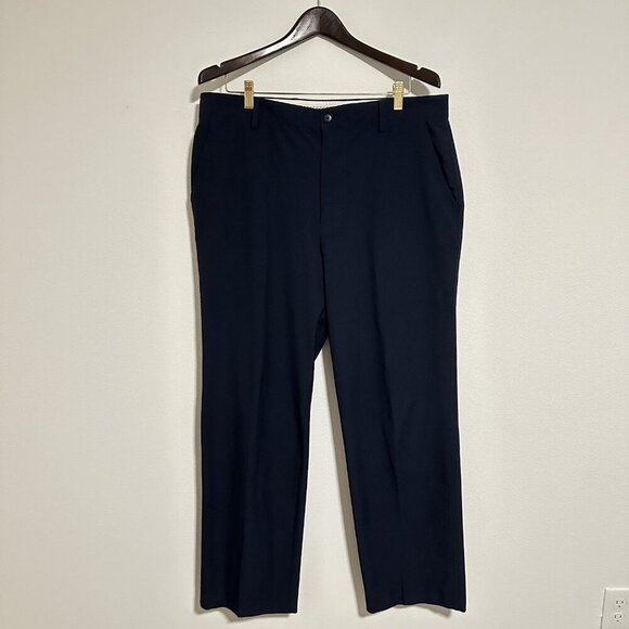 FOOTJOY Navy Blue 5 Pocket Performance Golf Pants Athletic Fit Mens Size 36x32 - Picture 1 of 9